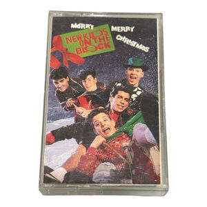 New Kids on the Block Merry Merry Christmas Cassette Tape Tested Vintage Holiday